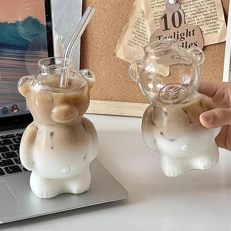 Beary Sip Glass