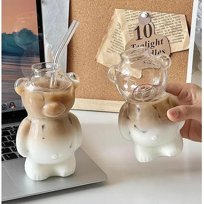 Beary Sip Glass